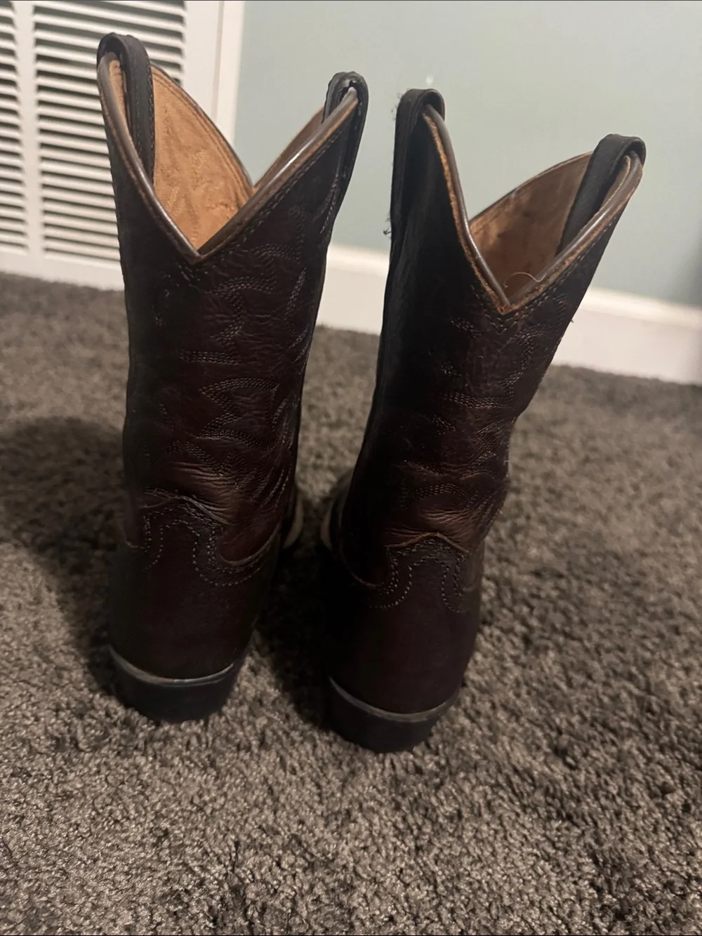 Ariat Dark Brown Kids' Western Cowboy Boots